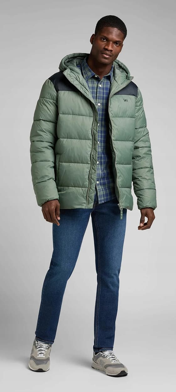 Lee LUKE SLIM TAPERED Subtilt sliten DENIM W30 L32