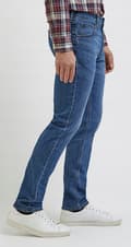 Miniatyrbillede 6 af 8: Lee DAREN ZIP FLY REGULAR Mid Winter ENKLE SUPER JEANS W32 L32