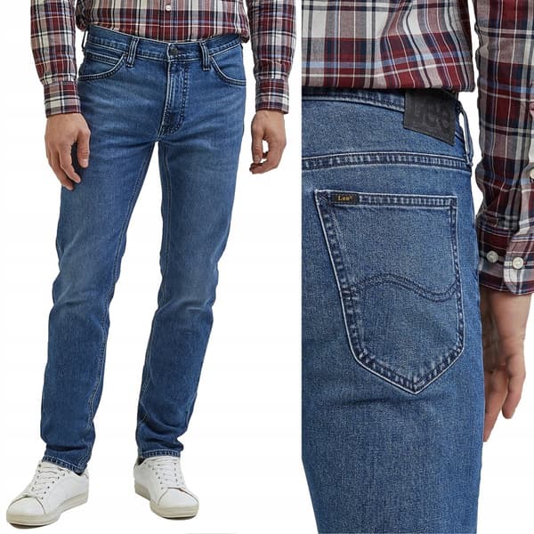 Lee DAREN ZIP FLY REGULAR Mid Winter ENKLE SUPER JEANS W32 L32