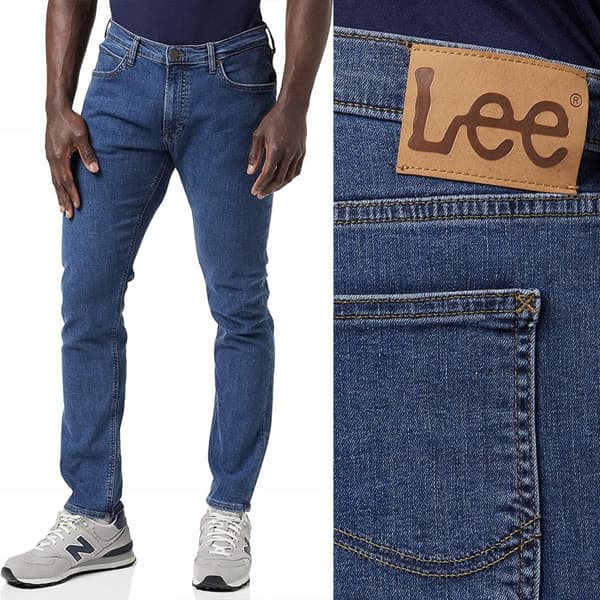 Lee LUKE SLIM Mid Stonewash SKINNY JEANS W30 L32