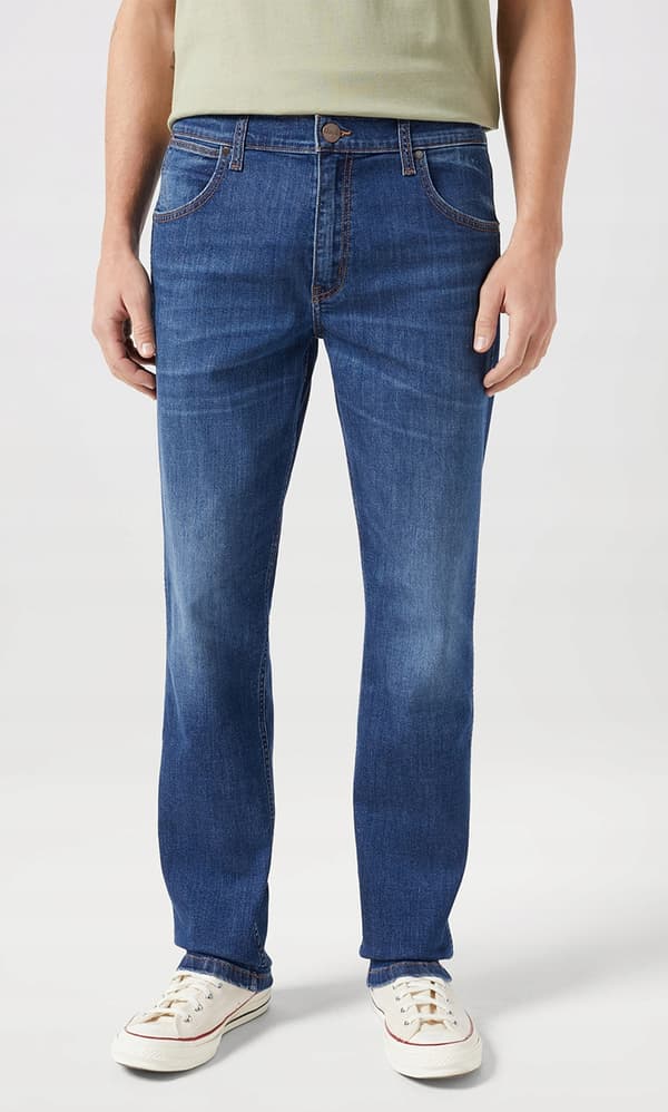 Wrangler Greensboro Winston Superfabricerad Mörk Jeans W31 L34