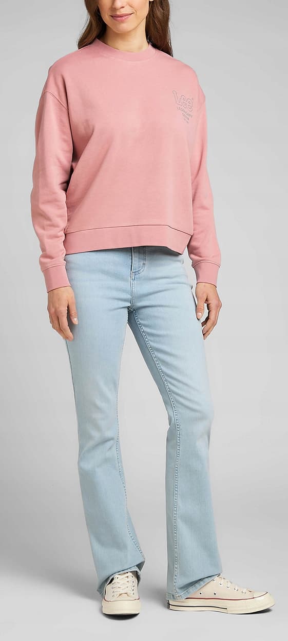 Lee LEGENDARY BOOTCUT Extreme Light -leveälahkeiset korkeavyötäröiset nilkkurit, W29 L33