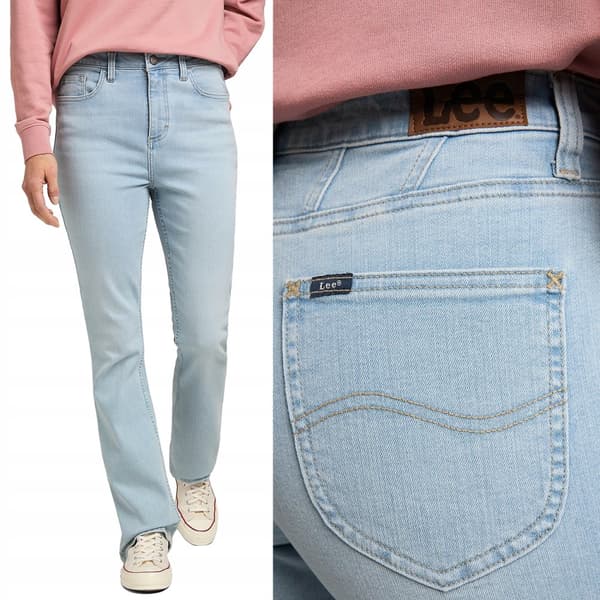 Lee LEGENDARY BOOTCUT Extreme Light -leveälahkeiset korkeavyötäröiset nilkkurit, W29 L33