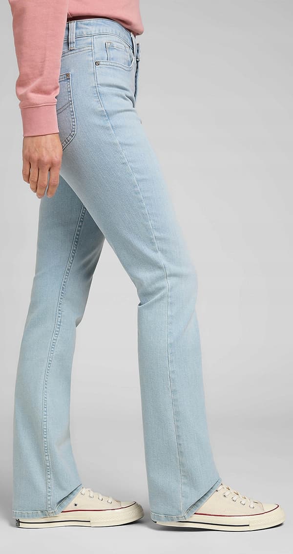 Lee LEGENDARY BOOTCUT Extreme Light FLARED HIGH WAIST LIGHT W27 L31