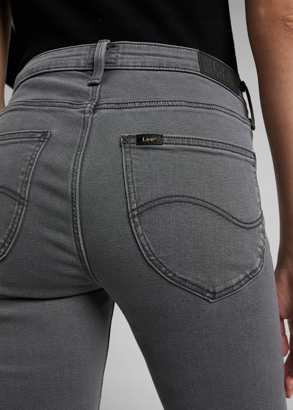 Lee ELLY SLIM Grey Rylee STRAIGHT FITTED HARMAA FARKUT W32 L31