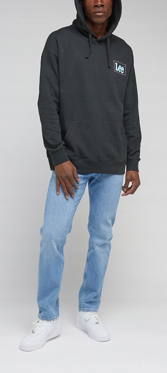 Lee RIDER SLIM Light Seabreeze FITTED TAPERED JEANS -farkut, koko 38, pituus 34