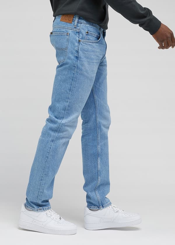 Lee RIDER SLIM Light Seabreeze FITTED TAPERED JEANS -farkut, koko 38, pituus 34