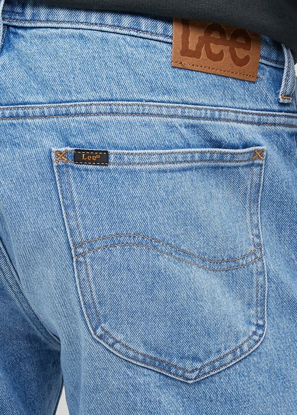 Lee RIDER SLIM Light Seabreeze FITTED TAPERED JEANS -farkut, koko 38, pituus 34