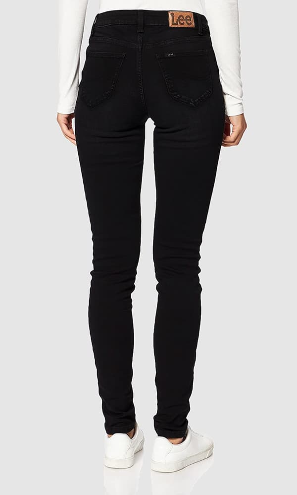 Lee LEGENDARY SKINNY Ultra Lux Comfort Black HIGH BLACK SKINNIES W27 L31