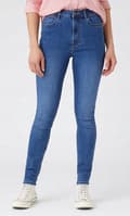 Pikkukuva 3 / 7: Wrangler SKINNY Marina korkeavyötäröiset farkut, siniset, W27, L32