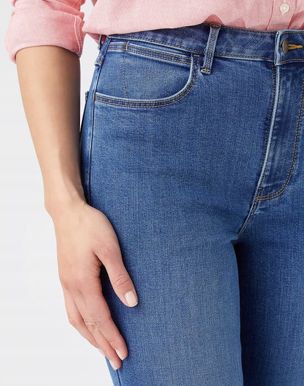 Wrangler SKINNY Marina korkeavyötäröiset farkut, siniset, W27, L32