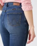 Pikkukuva 7 / 7: Wrangler SKINNY Marina korkeavyötäröiset farkut, siniset, W26, L32