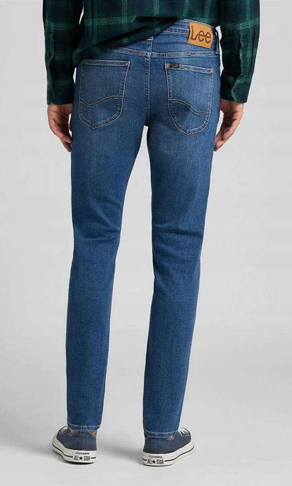 Lee MALONE SKINNY Käytetty SOFT STRETCH BLUE DENIM W33 L34