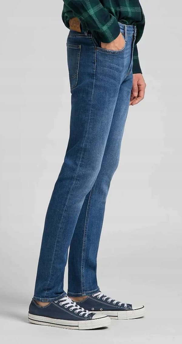 Lee MALONE SKINNY Käytetty SOFT STRETCH BLUE DENIM W33 L34