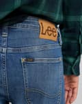 Pikkukuva 7 / 8: Lee MALONE SKINNY Käytetty SOFT STRETCH BLUE DENIM W33 L34