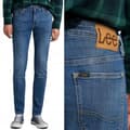 Pikkukuva 1 / 8: Lee MALONE SKINNY Käytetty SOFT STRETCH BLUE DENIM W33 L34