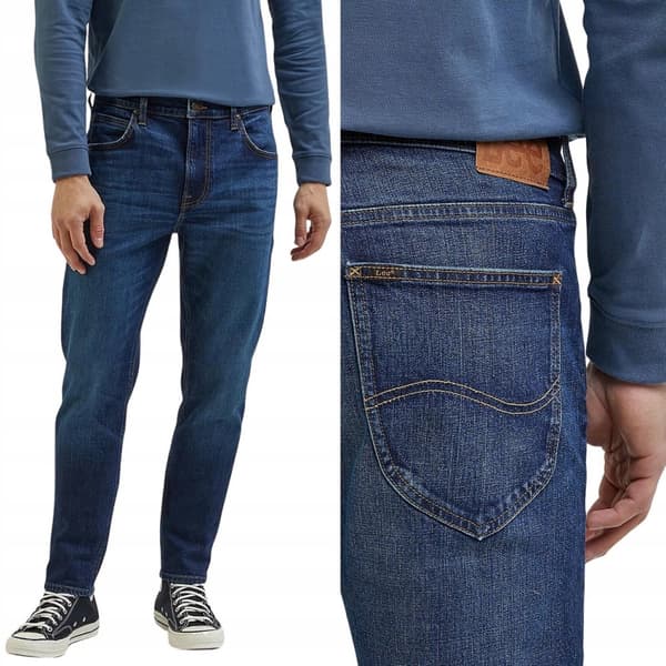Lee AUSTIN REGULAR TAPERED Hero INDIGOOD SUPERFABRICATED DARK DENIM W32 L34