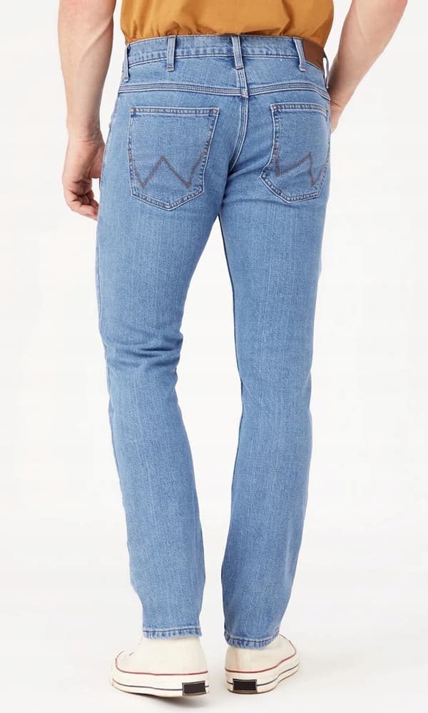 Wrangler SLIM Great Blue FITTED JEANS WILD BOOTS W36 L34