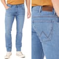 Miniatyrbild 1 av 7: Wrangler SLIM Great Blue FITTED JEANS WILD BOOTS W36 L34