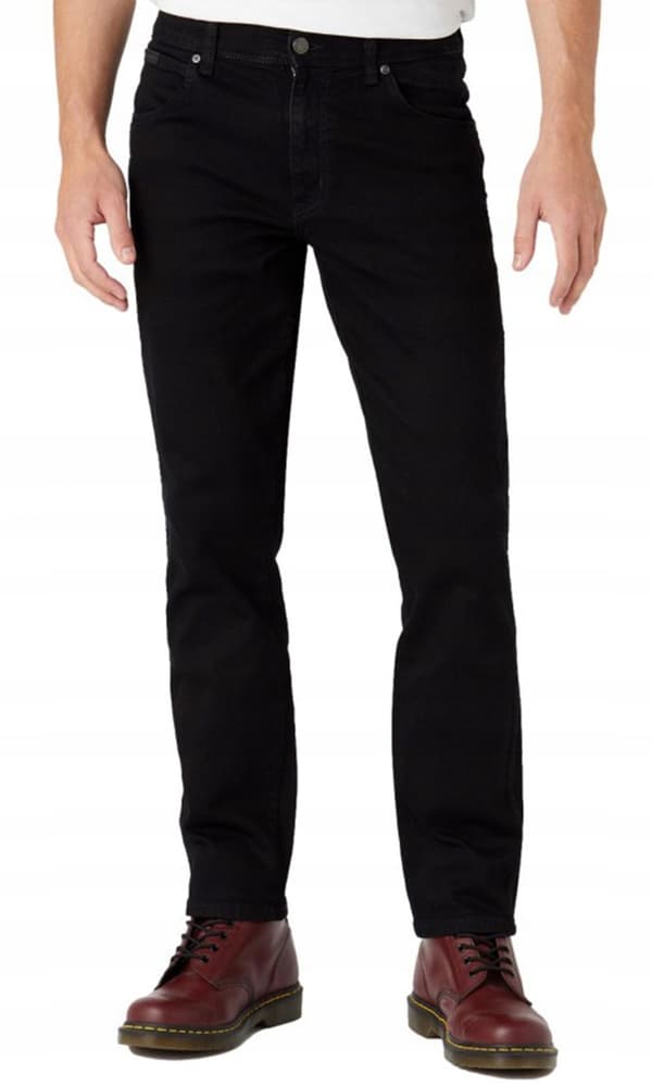Wrangler TEXAS SLIM Black Valley SVART W48 L34