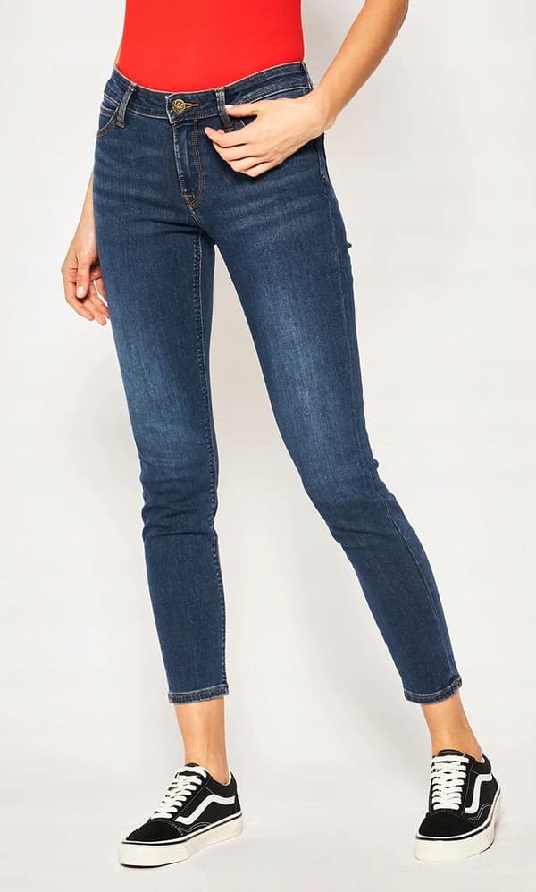 Lee SCARLETT SKINNY Mörk Ulrich SKINNY MÖRK DENIM W27 L33