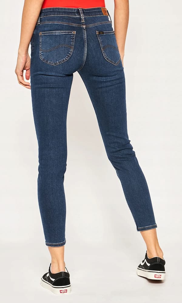 Lee SCARLETT SKINNY Mörk Ulrich SKINNY MÖRK DENIM W27 L33