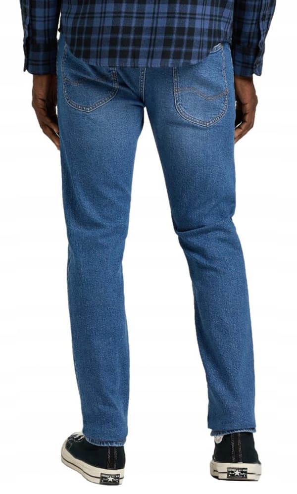 Lee LUKE SLIM TAPERED Mid Worn In Tube Blå Jeans W36 L34
