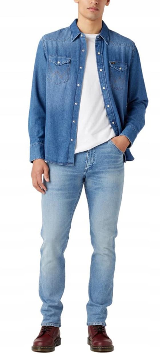 Wrangler 11MWZ SLIM ORIGINAL ICONS Heartbroken SUPERJEANS W30 L32