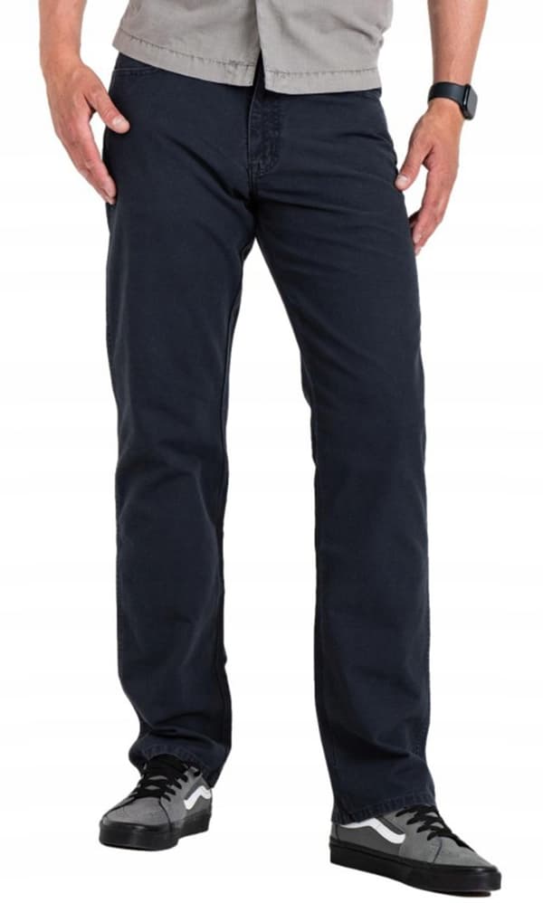 Wrangler TEXAS tummansiniset laivastonsiniset joustamattomat housut W30 L32