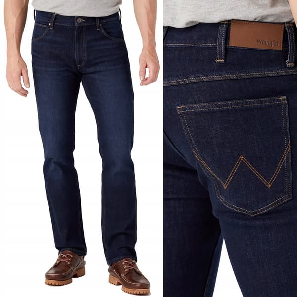 Wrangler REGULAR Begagnad Blå KLASSISK MARINBLÅ DENIM W31 L32