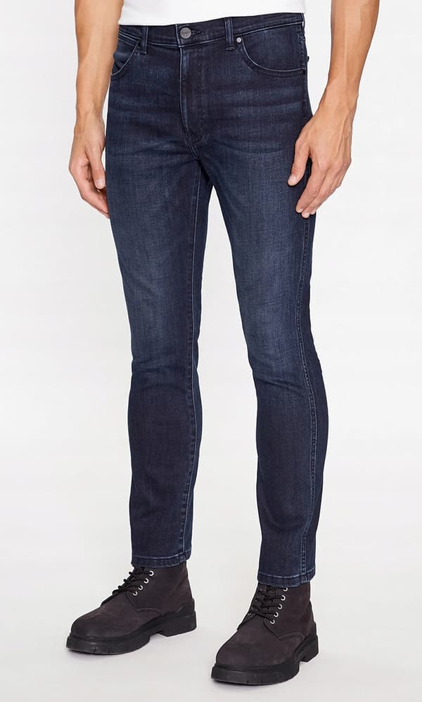 Wrangler LARSTON SLIM TAPERED Dusky Night BRUSHED 365 WARM W33 L32