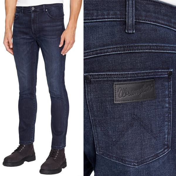 Wrangler LARSTON SLIM TAPERED Dusky Night BRUSHED 365 WARM W33 L32