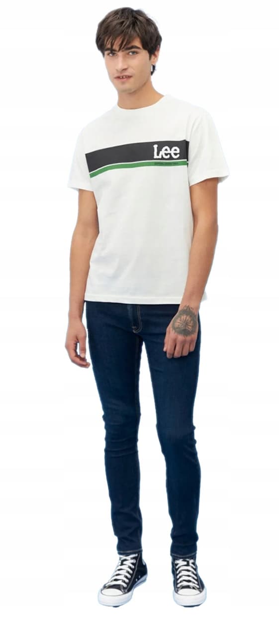 Lee MALONE SKINNY Tvättade Mörka MÖRKA SKINNY JEANS W28 L34