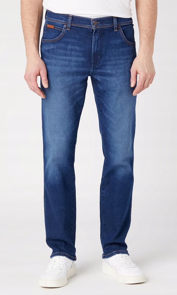 Wrangler TEXAS SLIM Star Man 365 VARM, OCH MÖRK DENIM W38 L32