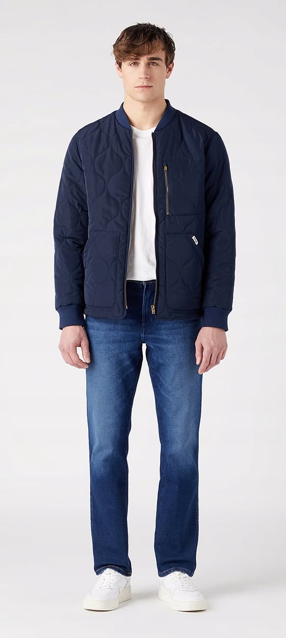Wrangler TEXAS SLIM Star Man 365 VARM, OCH MÖRK DENIM W38 L32