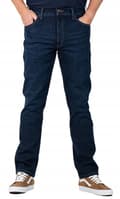 Miniatyrbillede 3 af 7: Wrangler GREENSBORO Wonderwall LET FABRIKERET MARINEBLÅ DENIM W46 L34