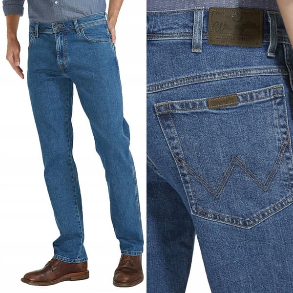Wrangler REGULAR Stonewash DURABLE JEANS CLASSIC TYPE Pewex W31 L32