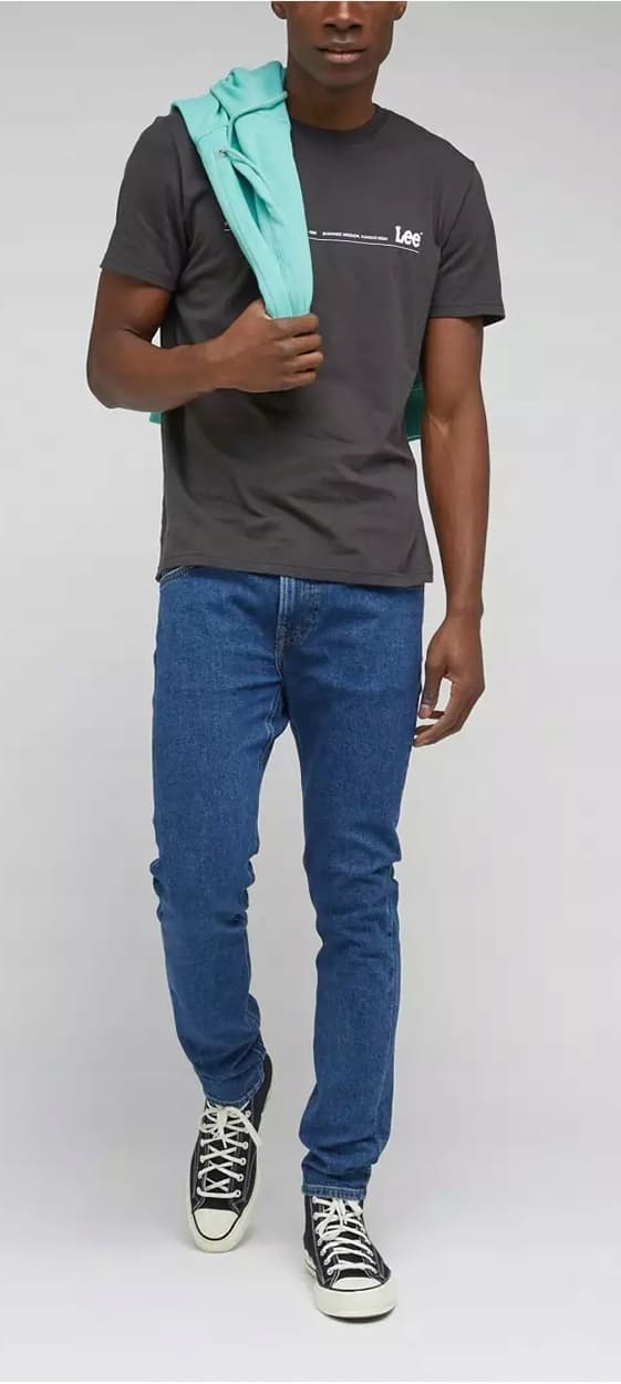 Lee MALONE SKINNY Stenblå Mellanstora Skor W31 L32