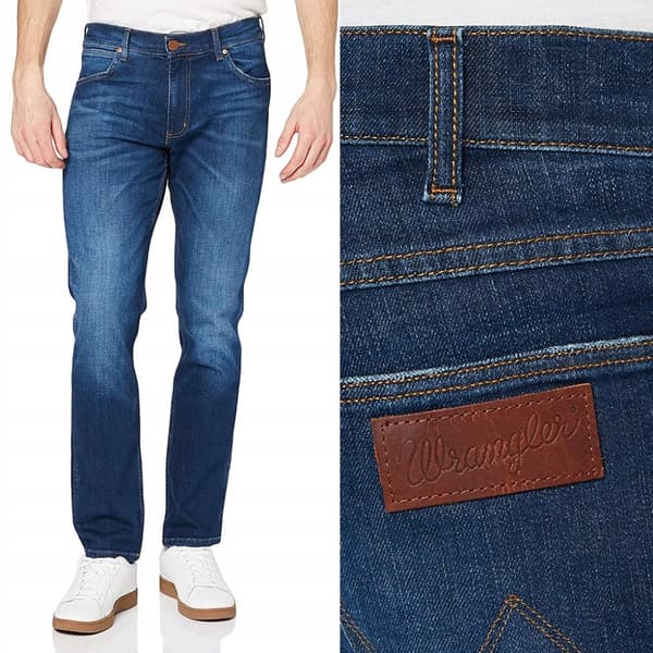 Wrangler GREENSBORO For Real SIMPLE DARK JEANS W50 L34