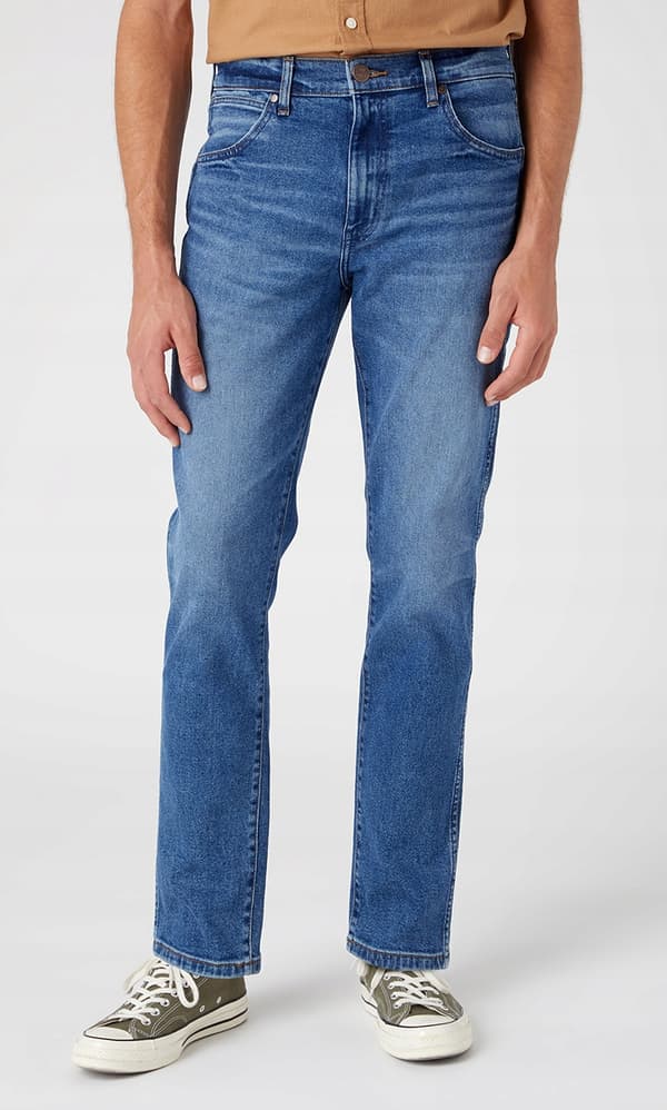 Wrangler LARSTON SLIM Rökfärgade THERMOJEANS W30 L32