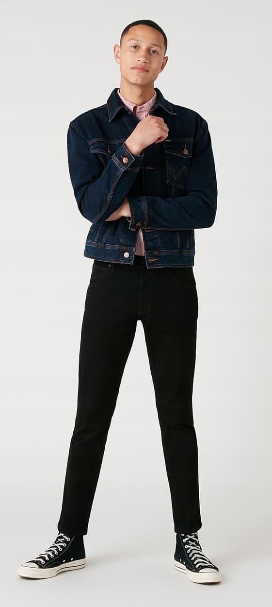Wrangler Greensboro Black Valley Simple Black Denim W46 L36
