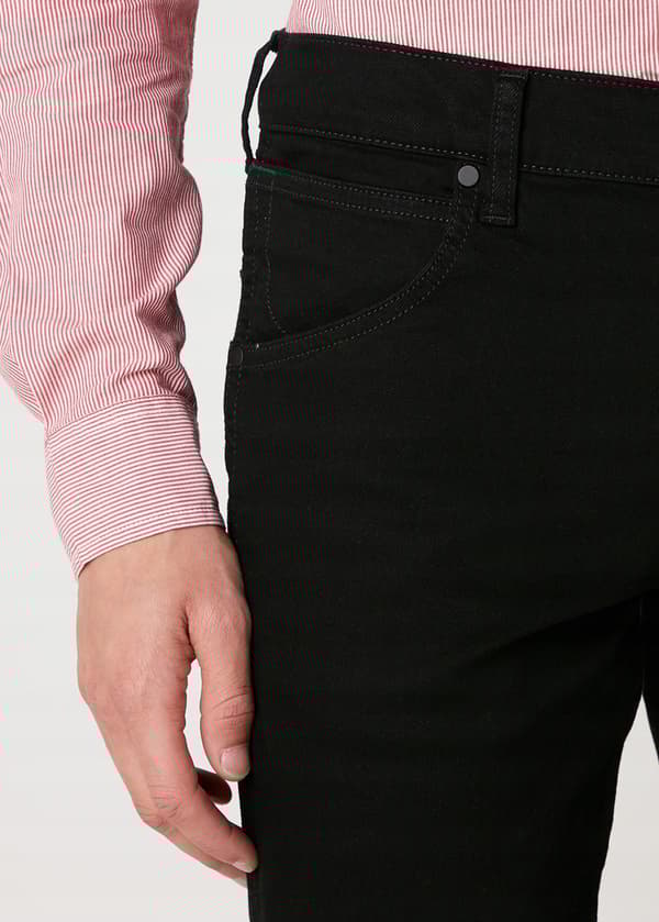 Wrangler Greensboro Black Valley Simple Black Denim W46 L36