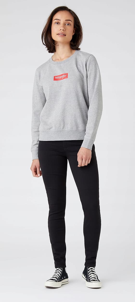 Wrangler SKINNY Svarta SVART HÖGA TUBE W29 L32