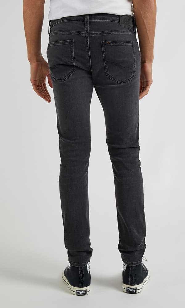 Lee MALONE SKINNY Mørke Side GRÅ SKINNY BUKSER W30 L32