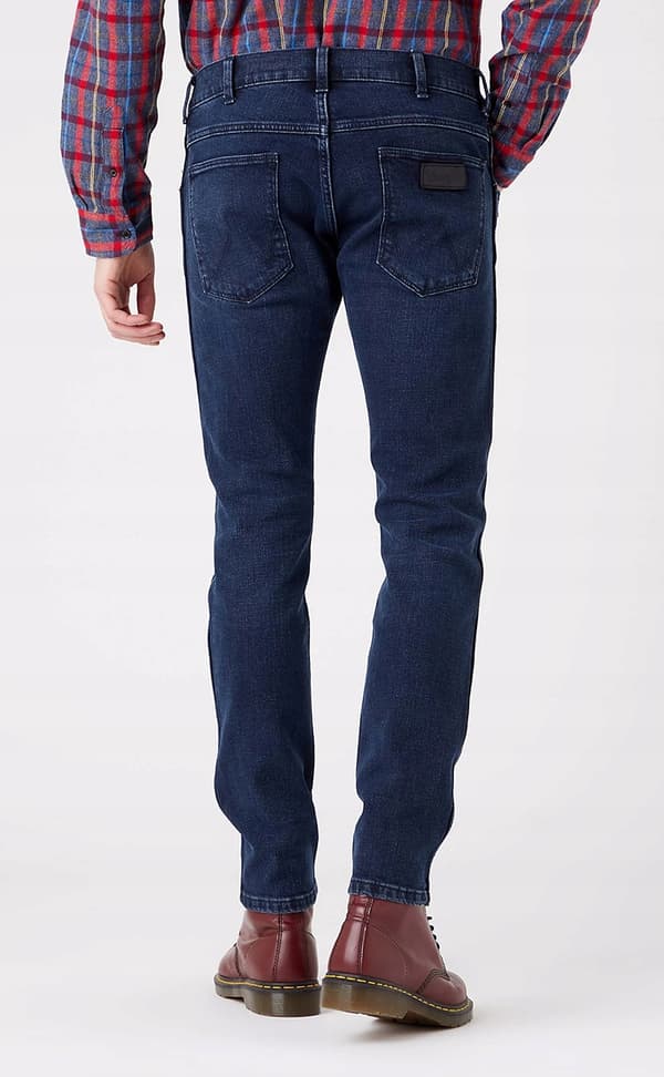 Wrangler Bryson Skinny This Moment Marineblå Jeans W30 L32