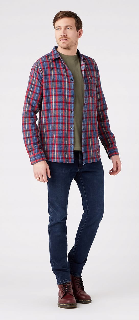 Wrangler Bryson Skinny This Moment Marineblå Jeans W30 L32