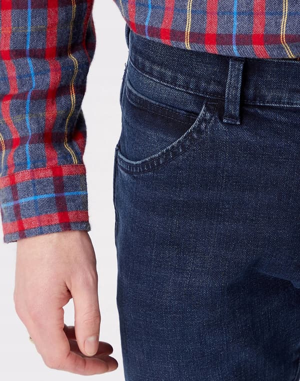 Wrangler Bryson Skinny This Moment Marineblå Jeans W30 L32