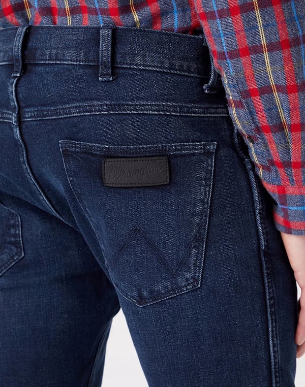 Wrangler Bryson Skinny This Moment Marineblå Jeans W30 L32