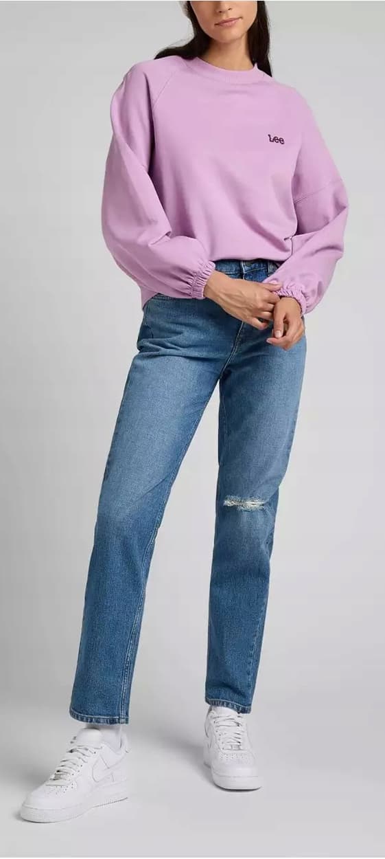 Lee CAROL RAKA MidTrashed MOM JEANS W28 L35