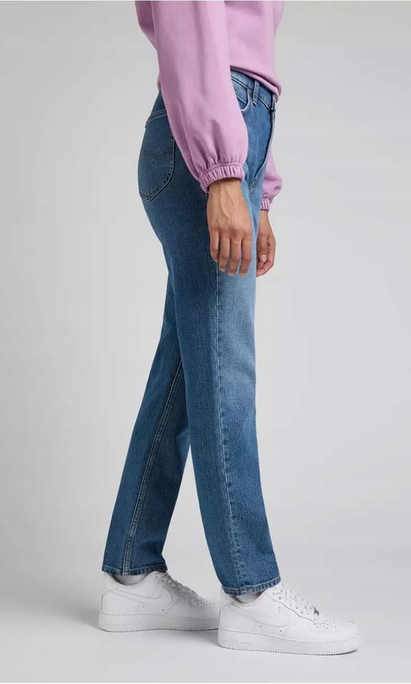 Lee CAROL RAKA MidTrashed MOM JEANS W28 L35
